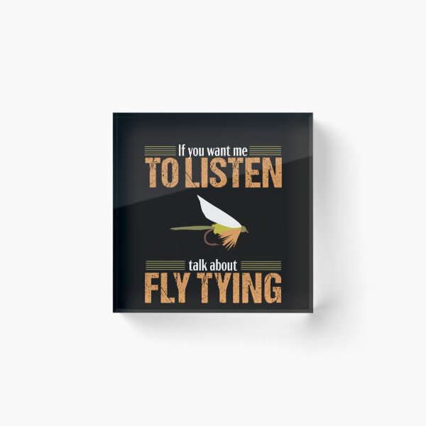 Item preview, Fly Tying Funny Listen Fishing Fish Lover Tyer Gift designed and sold by maximjki.