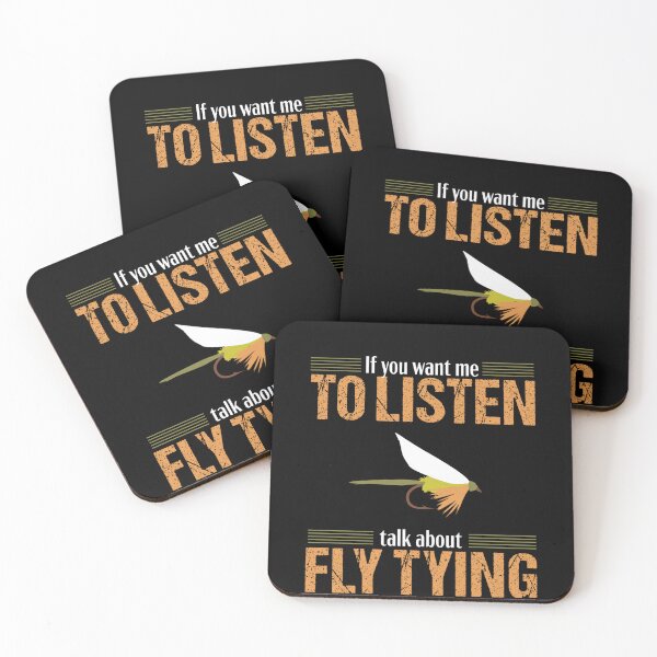 Item preview, Fly Tying Funny Listen Fishing Fish Lover Tyer Gift designed and sold by maximjki.