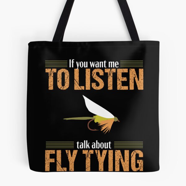 Item preview, Fly Tying Funny Listen Fishing Fish Lover Tyer Gift designed and sold by maximjki.