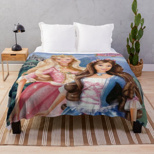 barbie princess and the pauper Throw Blanket
