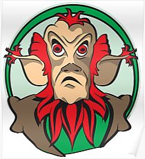 Mean Looking Leprechaun Poster