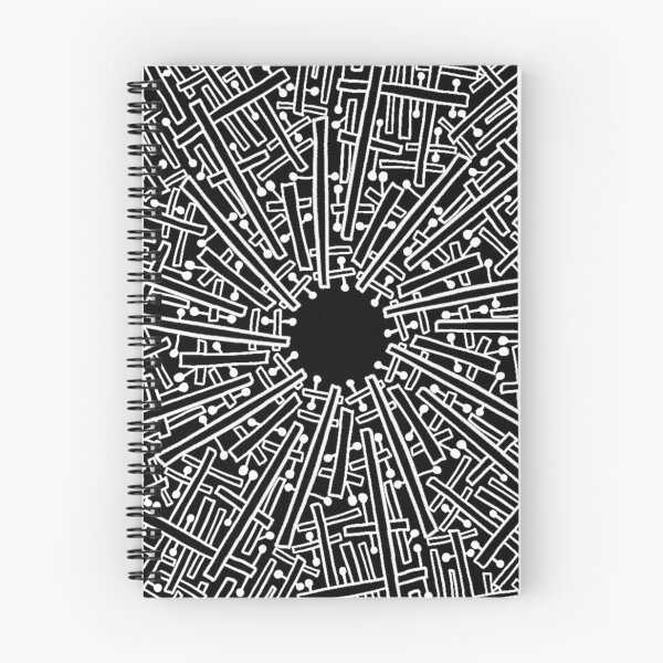 Item preview, Industrial Circle - white designed and sold by karousel.