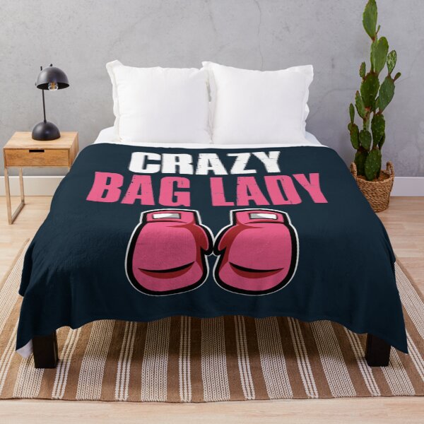 Item preview, Crazy Bag Lady Kick Boxing Fighter Martial Arts designed and sold by SamyMmaee.