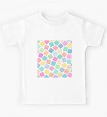 Colorful Geometric Background Kids Tee