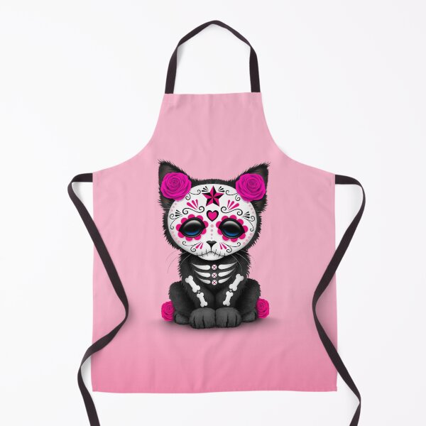 Item preview, Cute Pink Day of the Dead Kitten Cat designed and sold by JeffBartels.