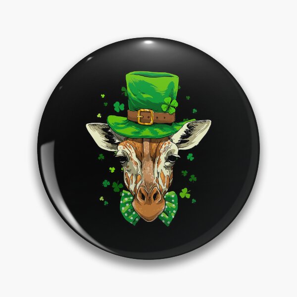 Item preview, Giraffe Leprechaun St Patricks Day Shamrock designed and sold by SkylerKason.