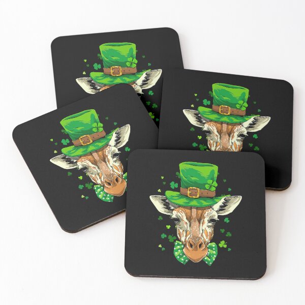 Item preview, Giraffe Leprechaun St Patricks Day Shamrock designed and sold by SkylerKason.