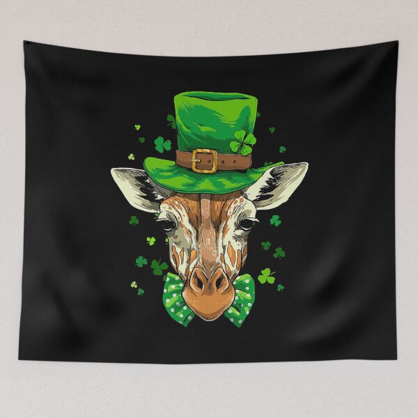 Item preview, Giraffe Leprechaun St Patricks Day Shamrock designed and sold by SkylerKason.