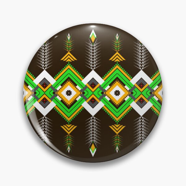 Item preview, Batik Pattern / Ethnic pattern Seamless Texture Brown Green Yellow designed and sold by RisaArt22.