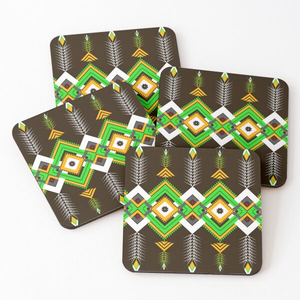 Item preview, Batik Pattern / Ethnic pattern Seamless Texture Brown Green Yellow designed and sold by RisaArt22.