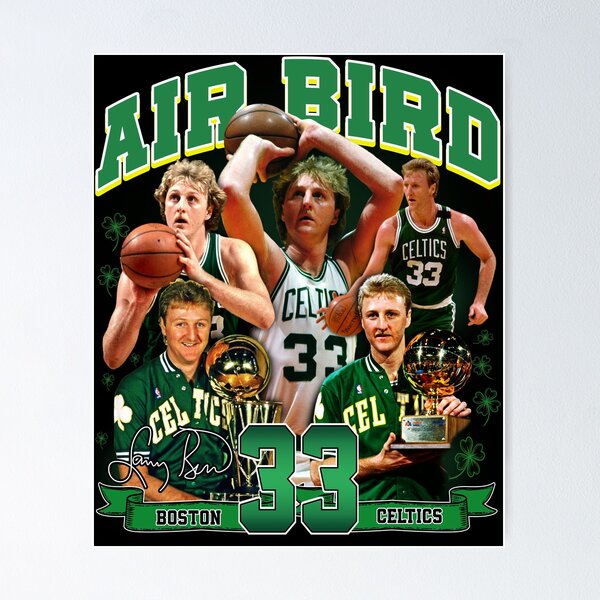 "Larry Bird Larry Legend Air Bird Basketball Signature Vintage Retro ...