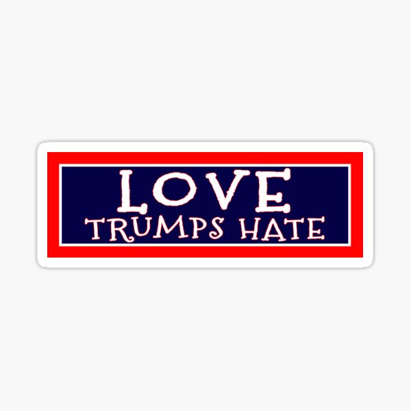 Resist Hate Bumper Stickers Redbubble