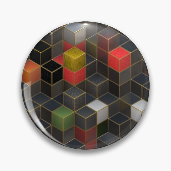 Item preview, Cube Tile Pattern Inspired by Ancient Aztec Codex Paintings designed and sold by ArteTeoma.