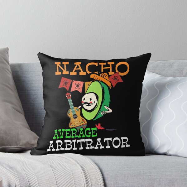 Item preview, Funny Avocado Sombrero Fiesta Nacho Average Arbitrator design designed and sold by Merchking1.
