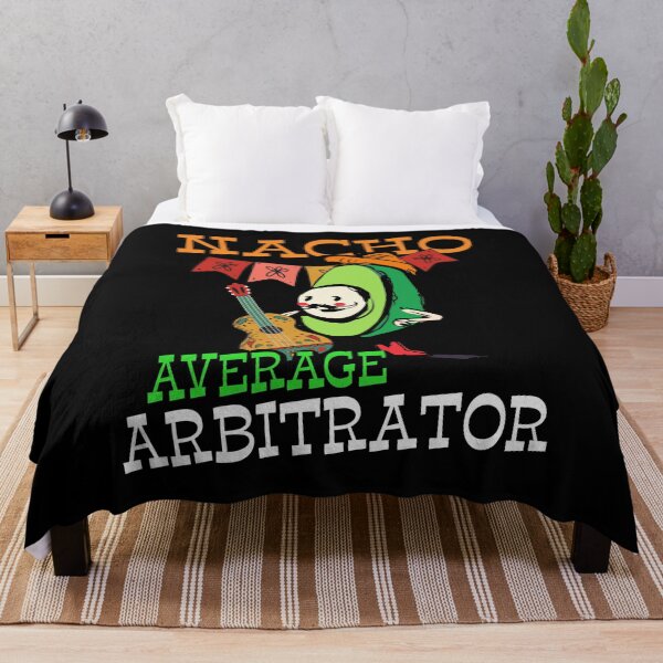 Item preview, Funny Avocado Sombrero Fiesta Nacho Average Arbitrator design designed and sold by Merchking1.