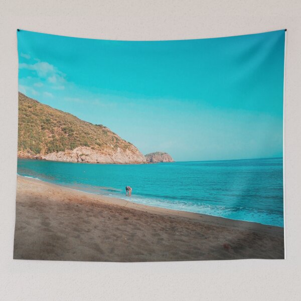 Item preview,  blue ocean beach water Photographic Print designed and sold by anisbbmbrush.