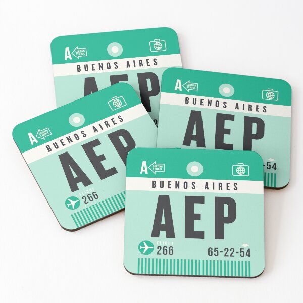 Item preview, Luggage Tag A - AEP Buenos Aires Argentina designed and sold by VoodooCircus.