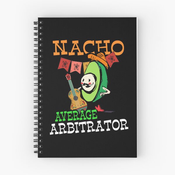 Item preview, Funny Avocado Sombrero Fiesta Nacho Average Arbitrator design designed and sold by Merchking1.