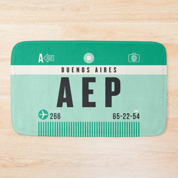 Item preview, Luggage Tag A - AEP Buenos Aires Argentina designed and sold by VoodooCircus.