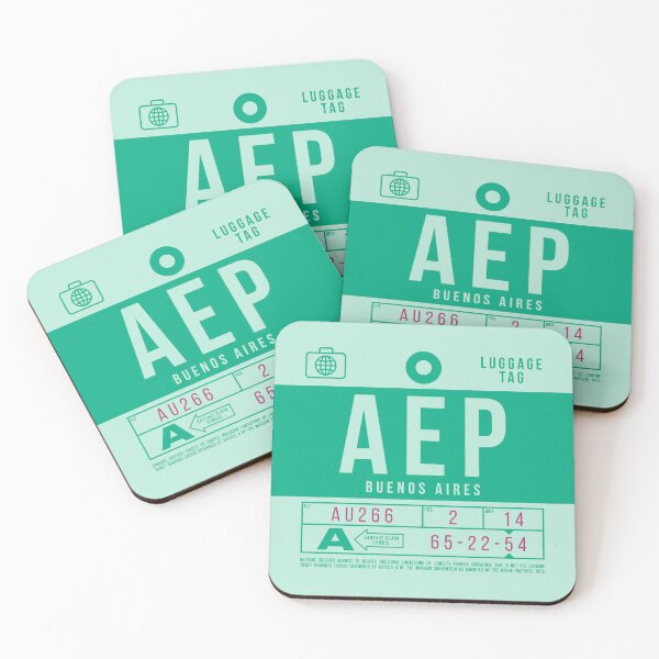 Item preview, Luggage Tag B - AEP Buenos Aires Argentina designed and sold by VoodooCircus.