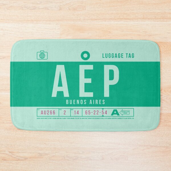 Item preview, Luggage Tag B - AEP Buenos Aires Argentina designed and sold by VoodooCircus.