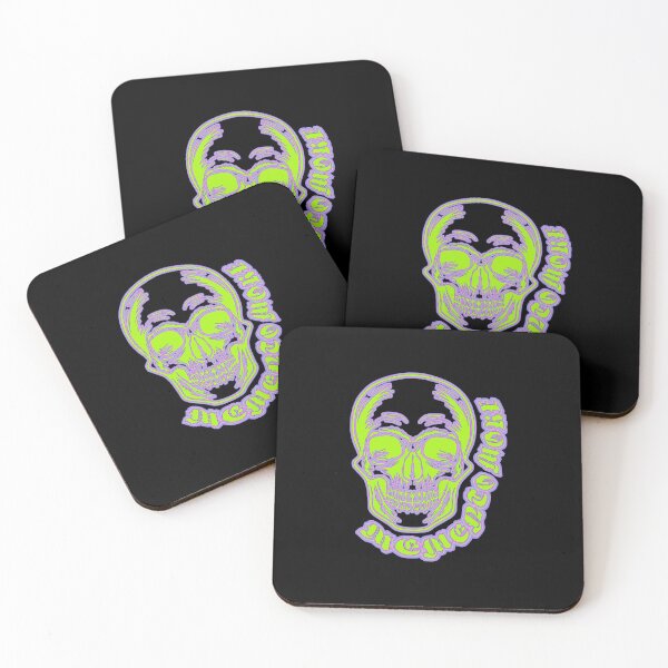Item preview, Memento mori, skull, green and purple designed and sold by Ellie  R.