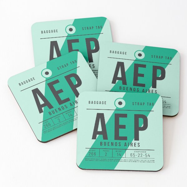 Item preview, Luggage Tag E - AEP Buenos Aires Argentina designed and sold by VoodooCircus.