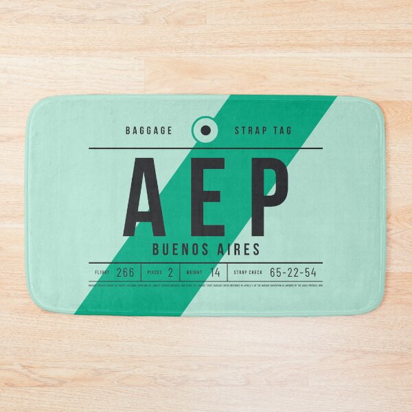 Item preview, Luggage Tag E - AEP Buenos Aires Argentina designed and sold by VoodooCircus.