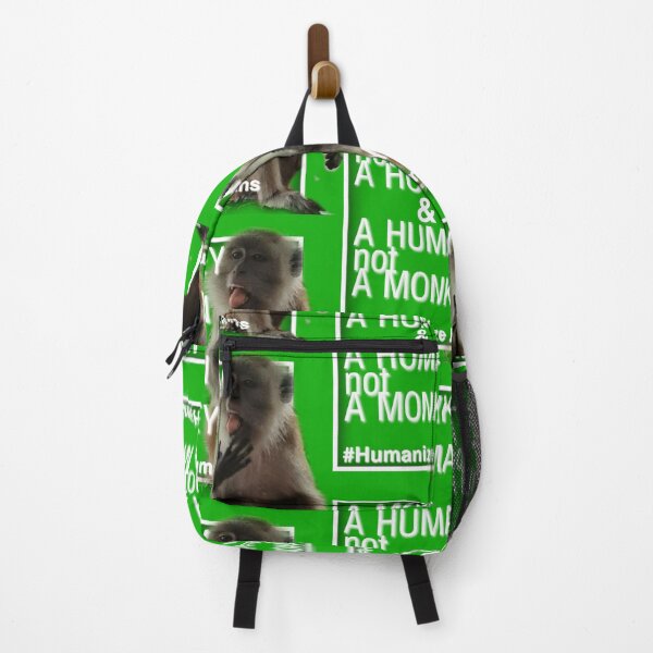 Item preview, A Monkey Not A Human, A Human Not A Monkey #HumanizeHuman designed and sold by CDMCustom.