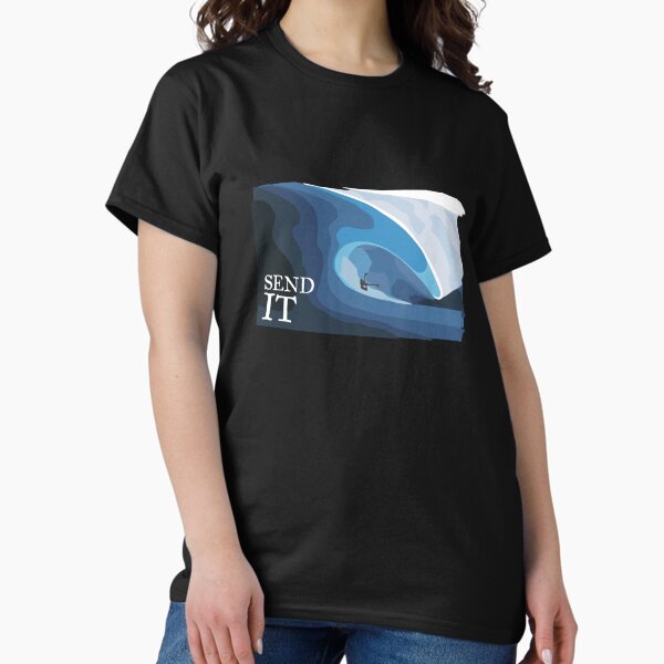 Item preview, Send It - Bodyboarding (The Right) T-shirt design designed and sold by Design--Spore.