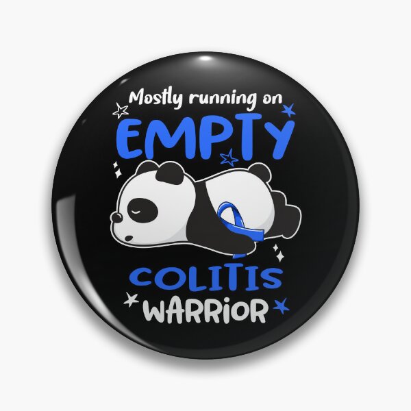 Item preview, Colitis Awareness - Mostly Running On Empty Colitis Warrior designed and sold by Hilten.