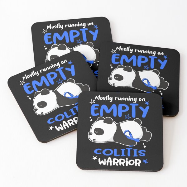 Item preview, Colitis Awareness - Mostly Running On Empty Colitis Warrior designed and sold by Hilten.