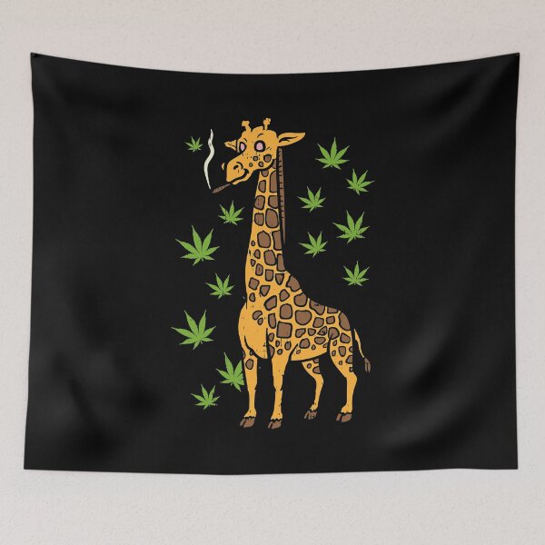 Item preview, Giraffe Smoking Weed Cannabis Blunt 420 Stoner Pothead Gift designed and sold by SkylerKason.