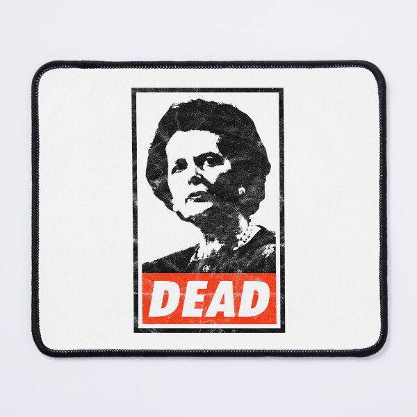 Item preview, Margaret Thatcher Dead (White Worn Look) designed and sold by politicalamity.