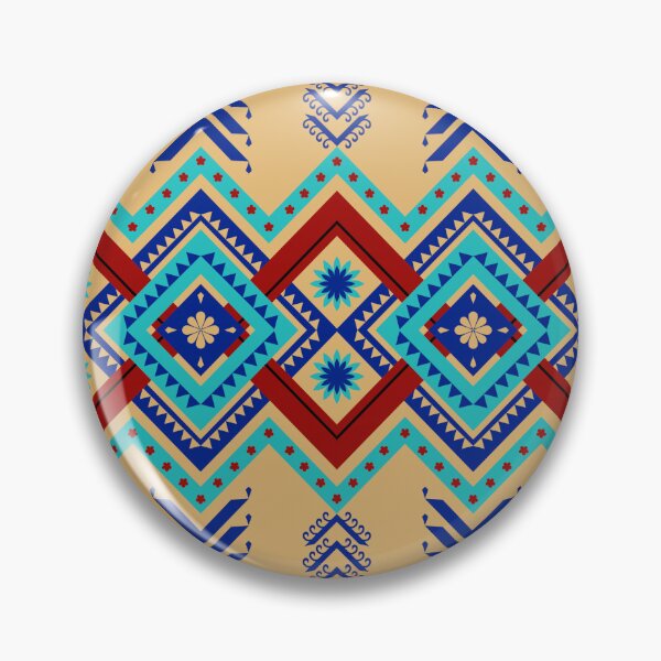 Item preview, Batik Pattern / Ethnic pattern Seamless Yellow Red Blue designed and sold by RisaArt22.