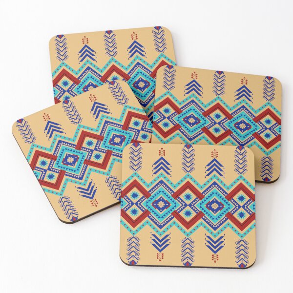 Item preview, Batik Pattern / Ethnic pattern Seamless Yellow Red Blue designed and sold by RisaArt22.