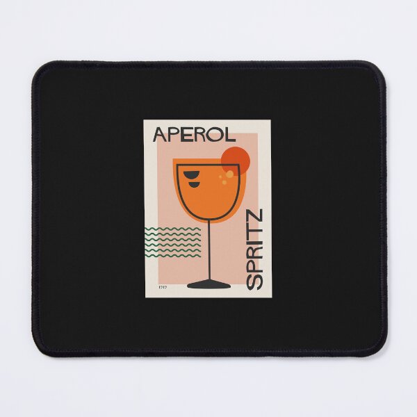 Item preview, Aperol Spritz Cocktail Mid Century Modern designed and sold by mannecambreg.