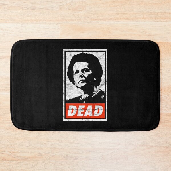 Item preview, Margaret Thatcher Dead (Black Worn Look) designed and sold by politicalamity.