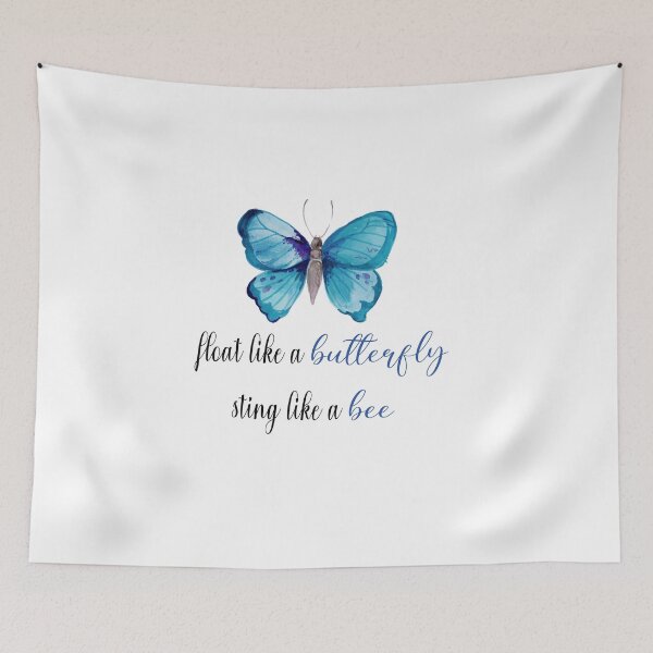 Item preview, float like a butterfly sting like a bee designed and sold by ikrame-shop.