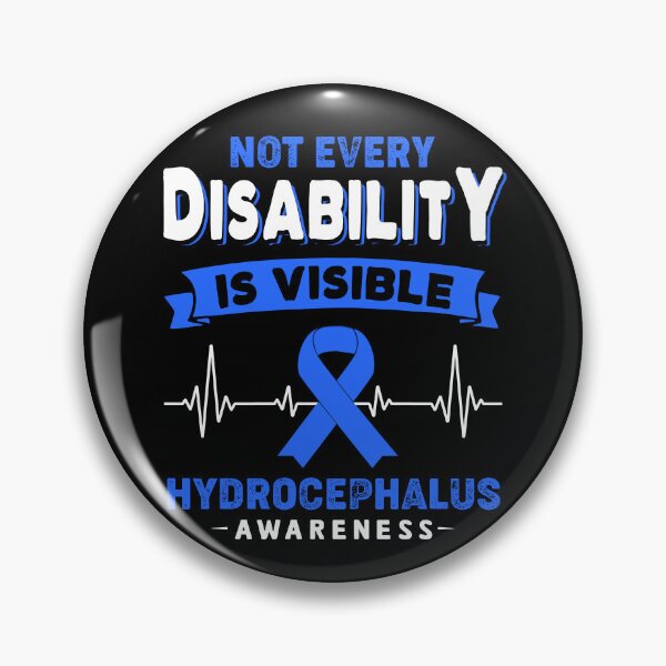 Item preview, Hydrocephalus Awareness - Not Every Disability Is Visible designed and sold by RidnerStore.