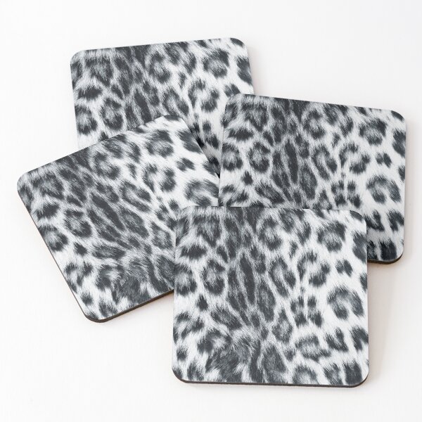 Item preview, Realistic Snow Leopard Fur Print designed and sold by murkyswamp.