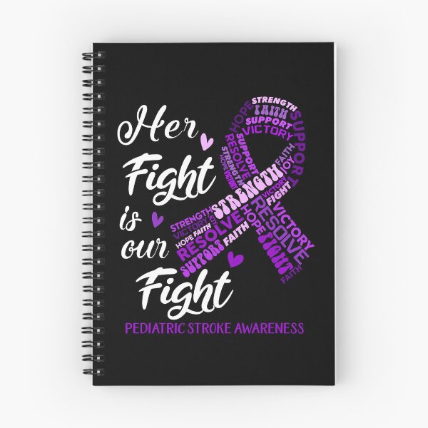 Item preview, Pediatric Stroke Warrior, Her Fight is our Fight Pediatric Stroke Awareness designed and sold by Greggwillard.
