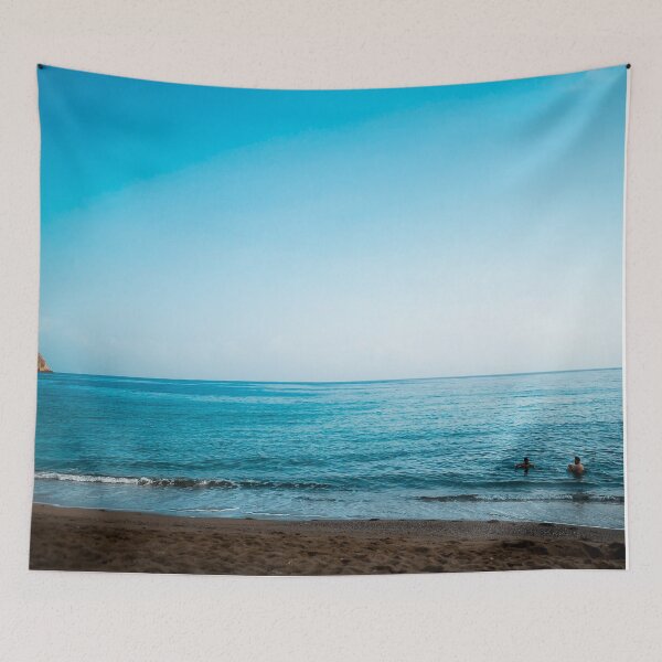 Item preview,  blue ocean in morning  & clear sky  designed and sold by anisbbmbrush.