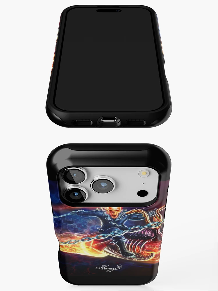 Thumbnail 3 of 4, iPhone Case, The Rider designed and sold by RomeyArt.