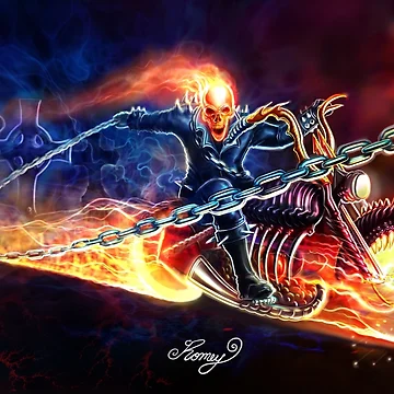 Artwork thumbnail, The Rider by RomeyArt