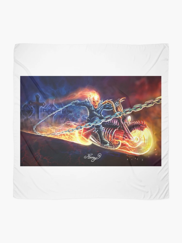 Thumbnail 2 of 3, Scarf, The Rider designed and sold by RomeyArt.