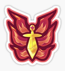 Beyblade Burst Sticker: Sword Flames Emblem. Sticker