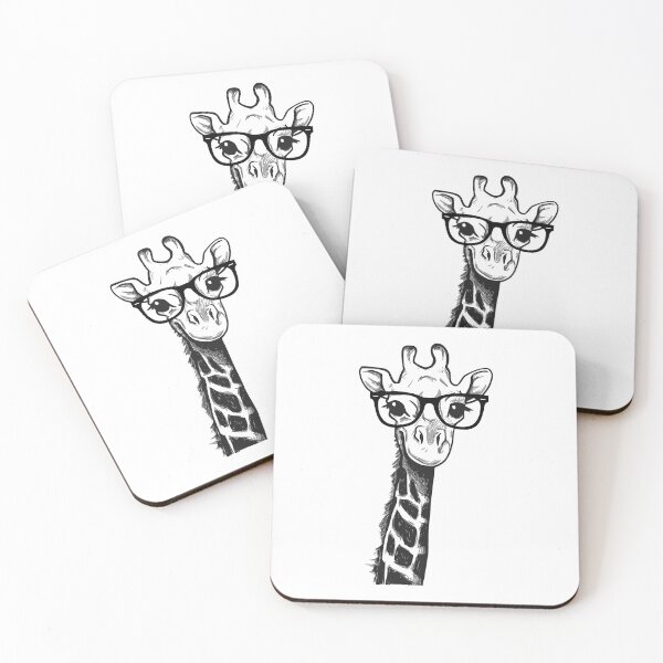 Item preview, Giraffe With Glasses Gift For Zoo Animal Lovers designed and sold by SkylerKason.
