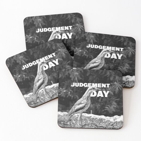 Item preview, Judgement Day Bush Stone-curlew Black and White designed and sold by Digitaldingo.