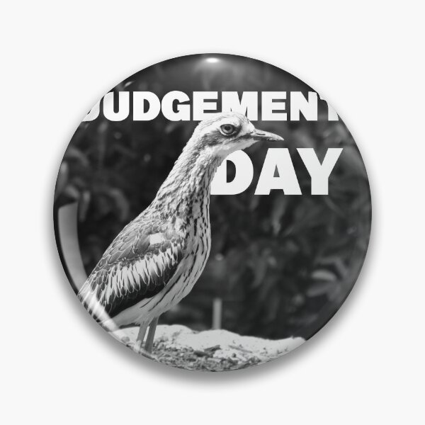 Item preview, Judgement Day Bush Stone-curlew Black and White designed and sold by Digitaldingo.